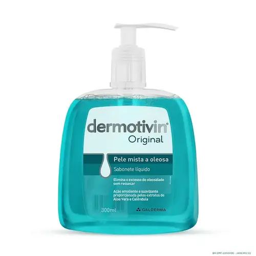 Sabonete Líquido Dermotivin Original Pele Mista e Oleosa 300ml