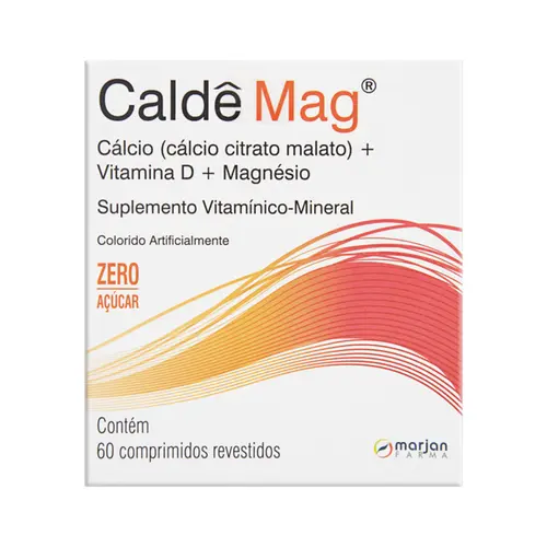 Caldê Mag 5,0µg + 250mg + 125mg 60 Comprimidos