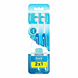 Escova de Dente Oral B Indicator Pro Saúde Macia 30 2 Unidades