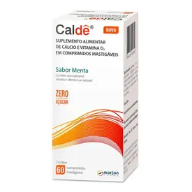 Caldê Sabor Menta 60 Comprimidos Mastigáveis