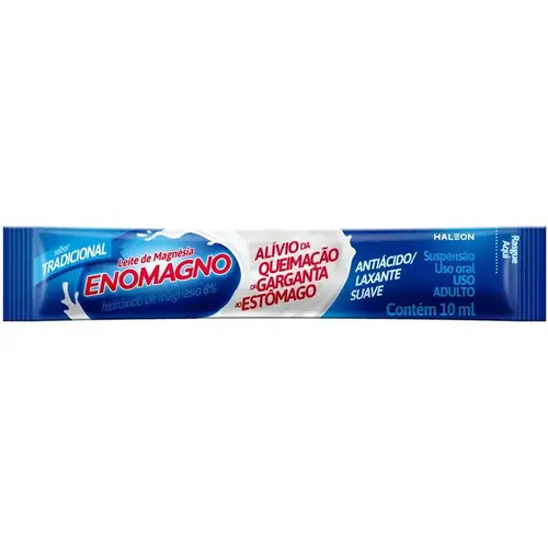 Leite de Magnésia Eno Sachê Tradicional 10ml