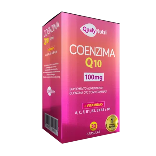 Coenzima Q10 com Vitaminas 100mg 30 Cápsulas