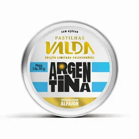 Pastilha Valda World Argentina Alfajor Lata 50g