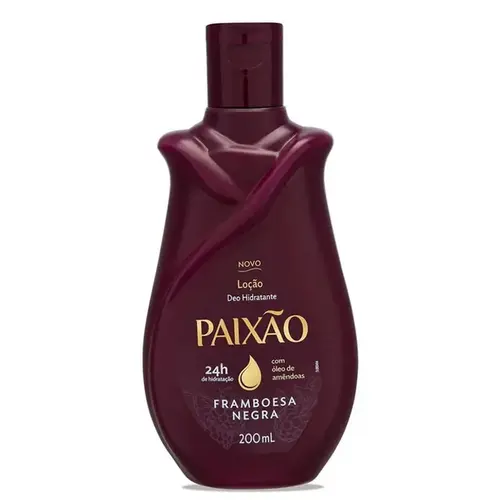 Loção Hidratante Corporal Paixão Framboesa Negra 200ml
