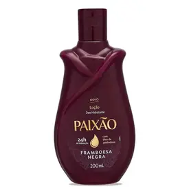 Loção Hidratante Corporal Paixão Framboesa Negra 200ml