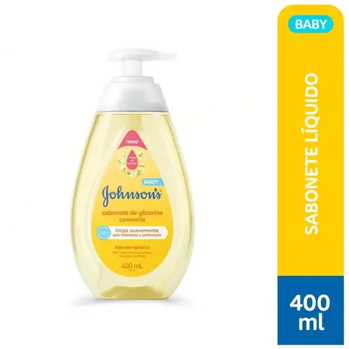 Sabonete Líquido Johnsons Baby Glicerina Camomila 400ml
