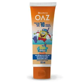 Protetor Solar Infantil OAZ Bob Esponja FPS70 Protege e Hidrata 125ml