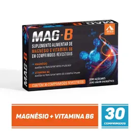 Mag B Magnésio e Vitamina B6 30 Comprimidos