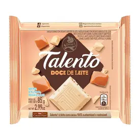 Chocolate Garoto Talento Recheado Doce de Leite 85g