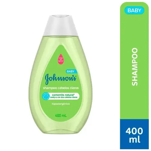 Shampoo Infantil Johnson's Baby Cabelos Claros 400ml