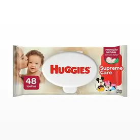 Lenço Umedecido Huggies Supreme Care 48 Unidades