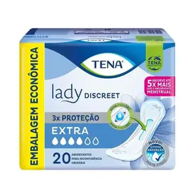 Absorvente - Tena Lady Discreet Extra - 20 Unidades
