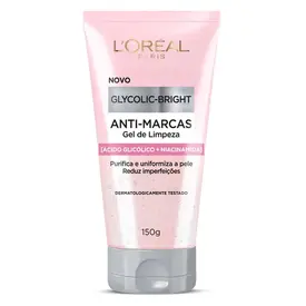 Gel de Limpeza Facial L'Oréal Paris Glycolic Bright Anti-Marcas 150g