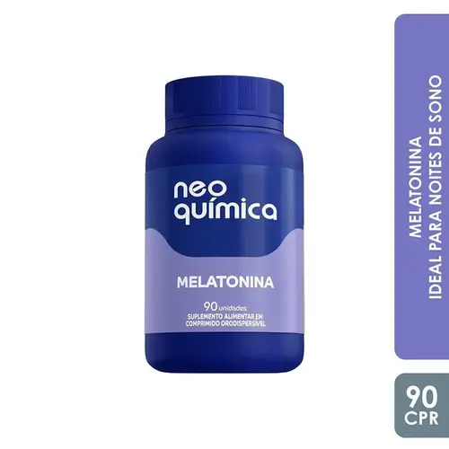 Suplemento Alimentar Melatonina Neo Química Maracujá 90 Comprimidos