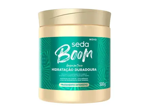 Máscara Capilar Seda Boom Hidratação Profunda dos Fios 500g