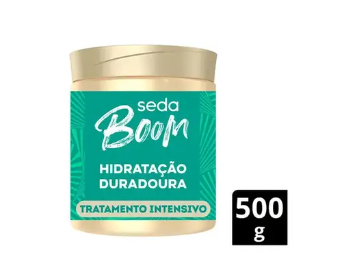 Máscara Capilar Seda Boom Hidratação Profunda dos Fios 500g