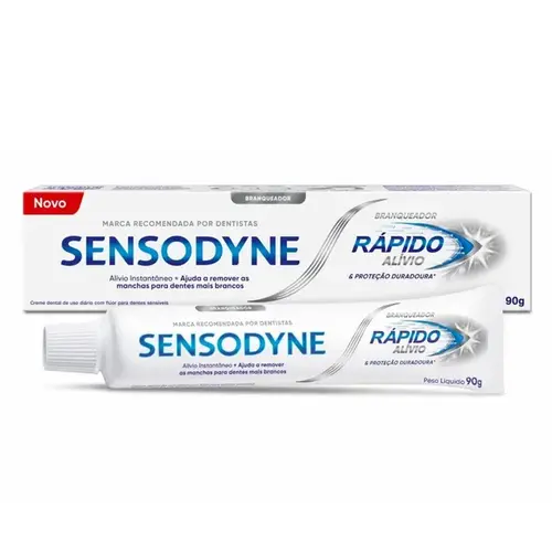 Creme Dental Sensodyne Branqueador Rápido Alívio 90g