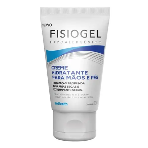 Creme Hidratante para Mãos e Pés Fisiogel Hipoalergênico 50g