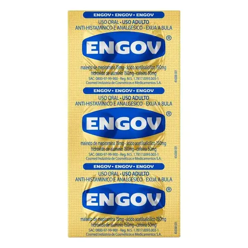Engov 6 Comprimidos
