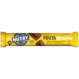 Barra de Frutas Nutry Banana Cobertura de Chocolate 20g