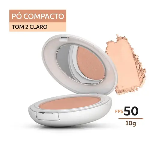 Protetor Solar Facial Episol FPS 50 Color Pele Clara 10g Pó Compacto