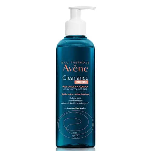 Gel de Limpeza Facial Avène Cleanance Intense Pele Acneica a Oleosa 300g