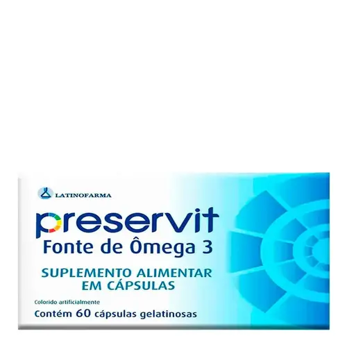 Ômega 3 - Preservit 60 Cápsulas