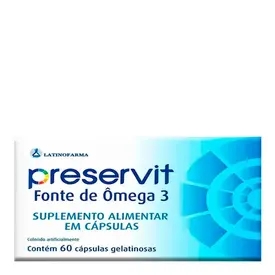 Ômega 3 - Preservit 60 Cápsulas
