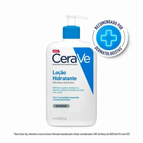 Loção Hidratante Corporal CeraVe Pele Seca a Extra Seca 473ml