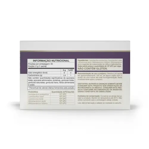 Probióticos Simfort 30 Sachês 2g - Vitafor
