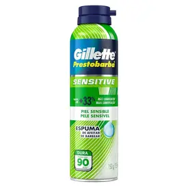 Espuma de Barbear Gillette Prestobarba Sensitive 150g