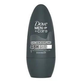 Desodorante Dove Men +Care sem Perfume Roll On Masculino 50ml