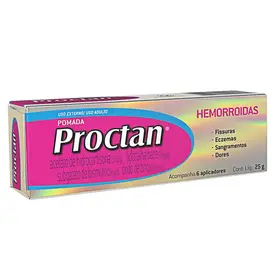 Proctan Pomada 25g + 6 Aplicadores