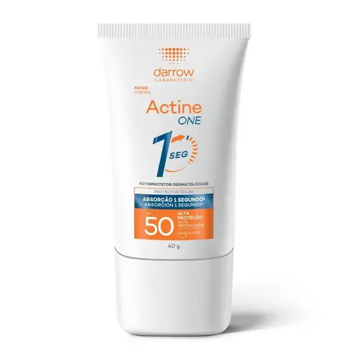 Protetor Solar Facial Darrow Actine One FPS50 Sem Cor 40g