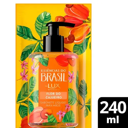 Refil Sabonete Líquido para as Mãos Lux Botanicals Flor do Cajueiro 240ml
