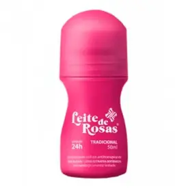 Desodorante Roll On Leite De Rosas Feminino Tradicional 50ml
