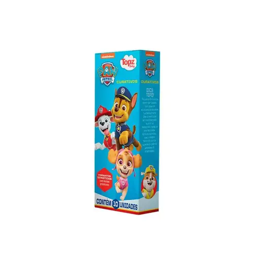 Curativo Infantil Topz Patrulha Canina 10 Unidades