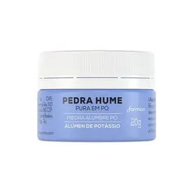 Pedra Hume Pura em Pó Farmax 20g