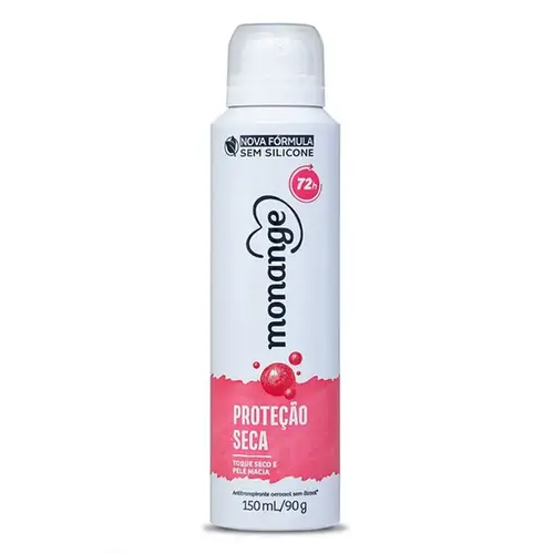 Desodorante Monange Proteção Seca Aerosol Feminino 150ml