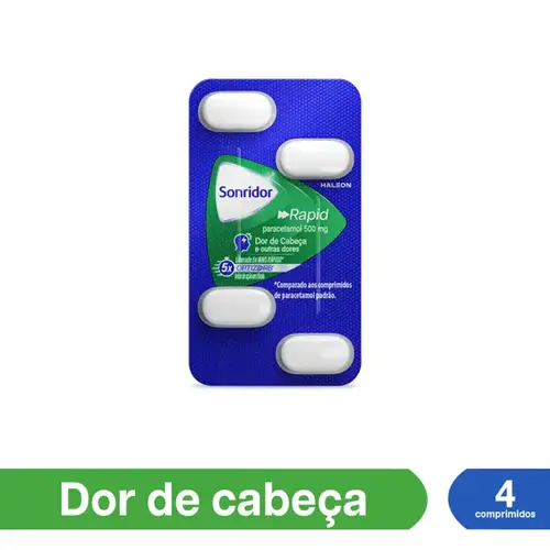 Sonridor Rapid 500mg 4 Comprimidos