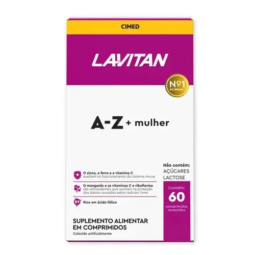 Lavitan A-Z Mulher 60 Comprimidos