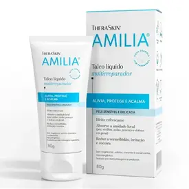 Talco Líquido Amilia Bisnaga Theraskin 80G