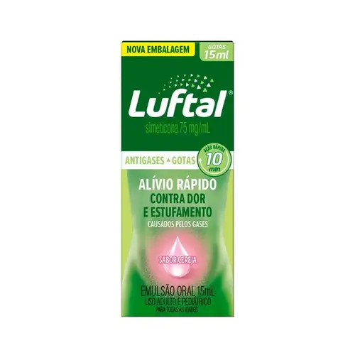 Luftal 75mg/ml - Sabor Cereja - Gotas 15ml