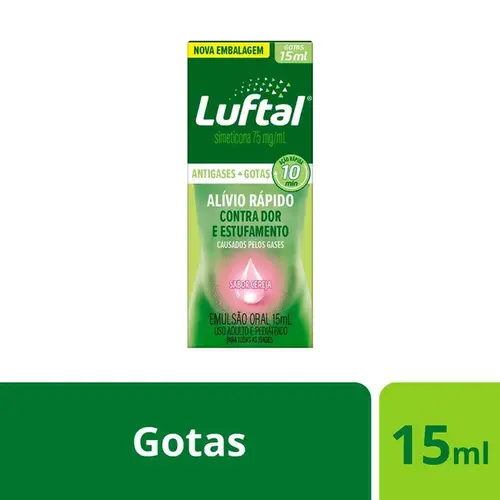 Luftal 75mg/ml - Sabor Cereja - Gotas 15ml