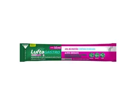 LuftaGastro Dupla Ação Suspensão Oral Sabor Menta Sachê Líquido 10ml