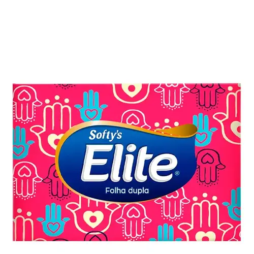 Lenços de Papel Softy's Elite Folha Dupla 50 Unidades