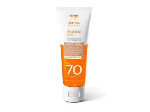 Protetor Solar Facial Darrow Actine FPS70 Tom 2 40g