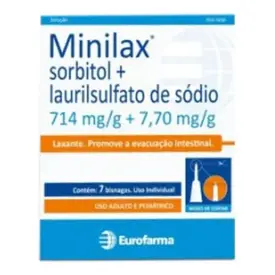 Minilax Pediátrico 714mg/g + 7,70mg/g Momenta 7 Bisnagas de 6,5g