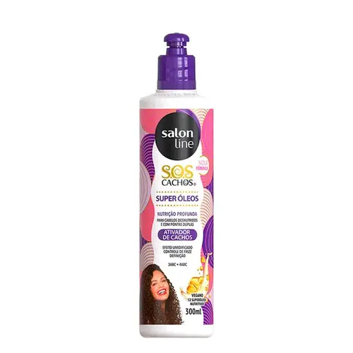 Ativador de Cachos Salon Line Super Óleos 300ml