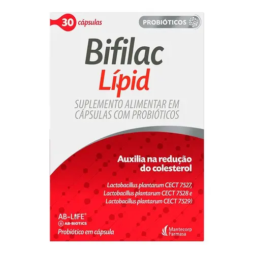 Suplemento Alimentar Bifilac Lipid 30 Cápsulas